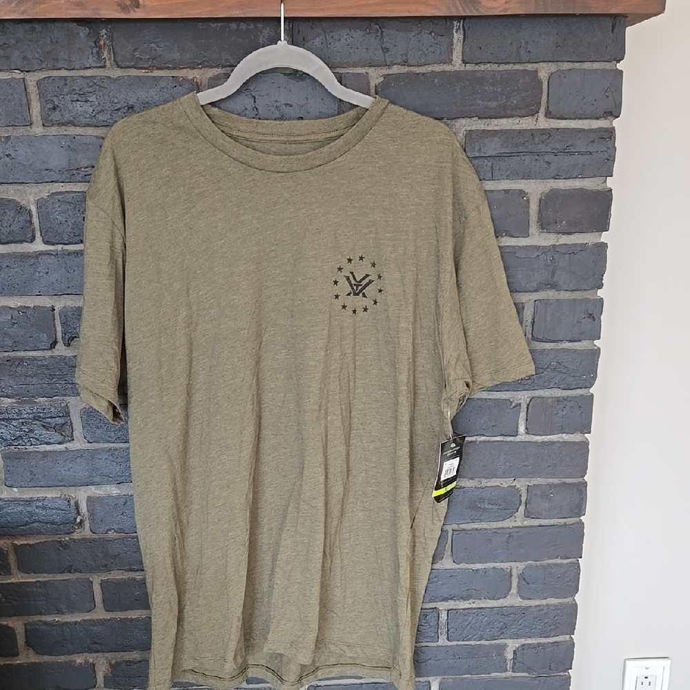 Vortex Olive Green Men's T-Shirt